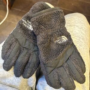 The North Face Charcoal Fleece Mittens